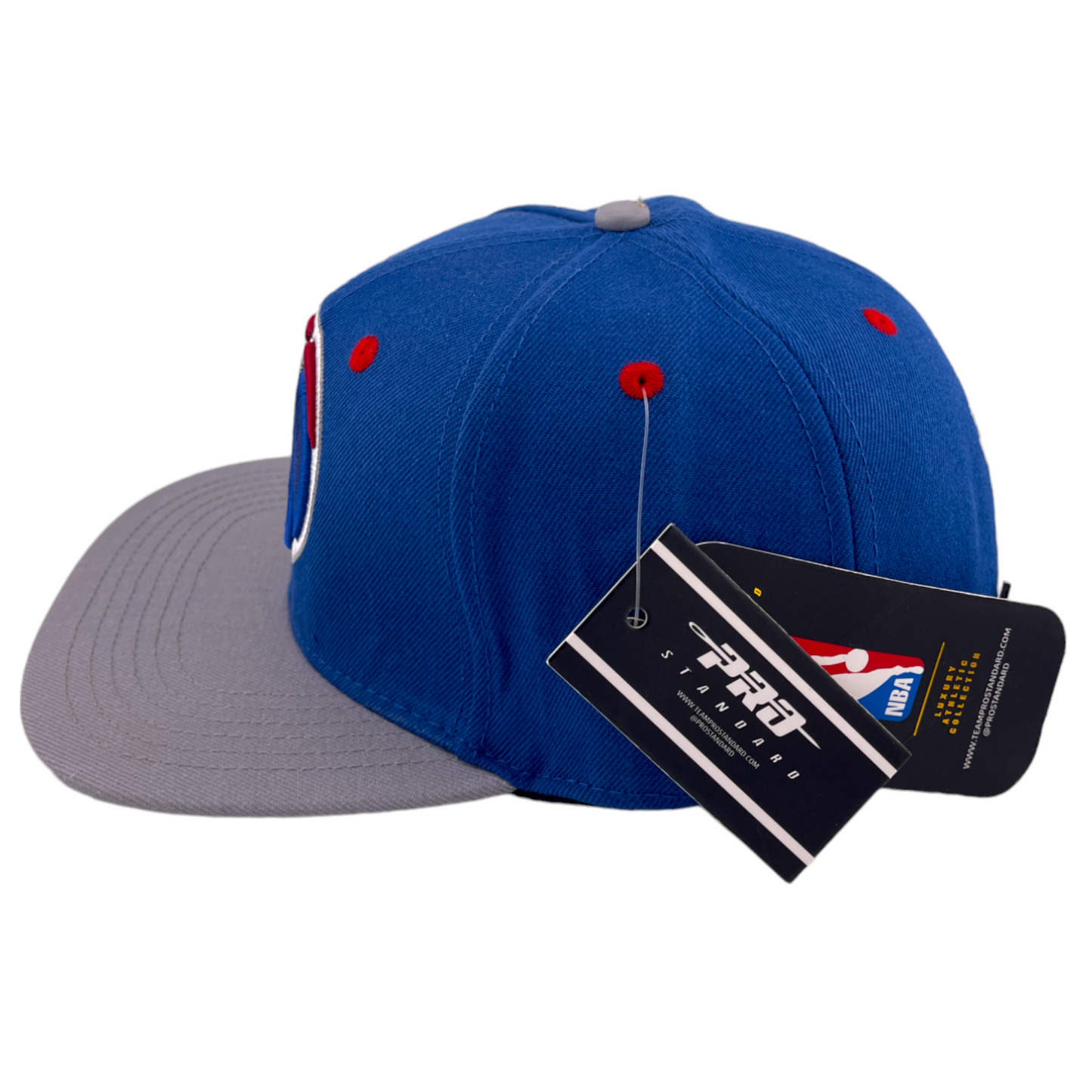 Pro Standard Washington Wizards Ball Logo Blue/Gray UV Snapback Adjustable Hat Cap