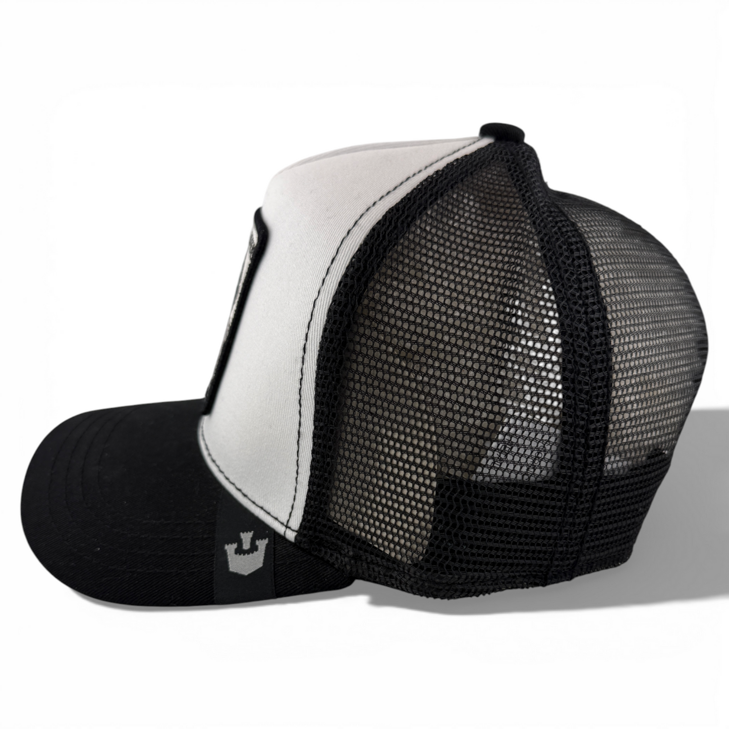 Goorin Bros Extreme Zebra The Farm White/Black Mesh Back Trucker Snapback Hat