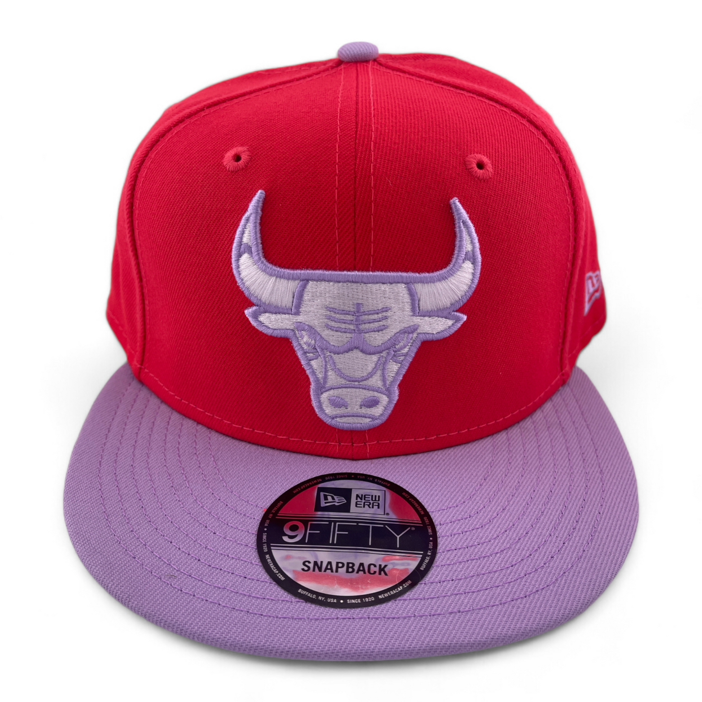 New Era Chicago Bulls NBA 2-Tone Color Pack Pink/Purple 9Fifty Snapback Hat Cap