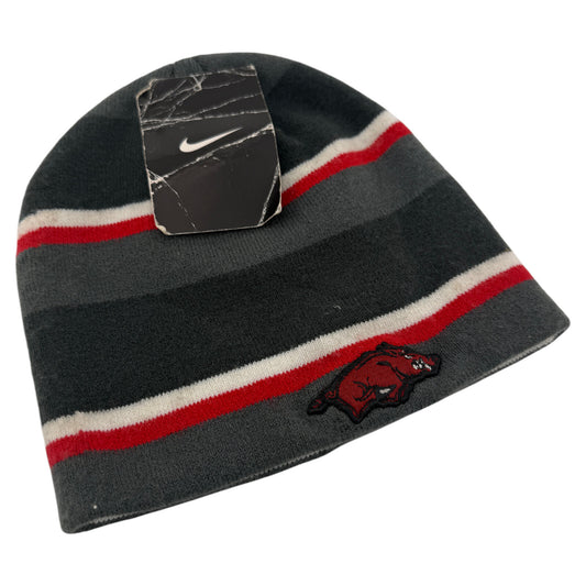 Nike University of Arkansas Razorbacks NCAA Stripe Kids Youth Size 4/7 Beanie