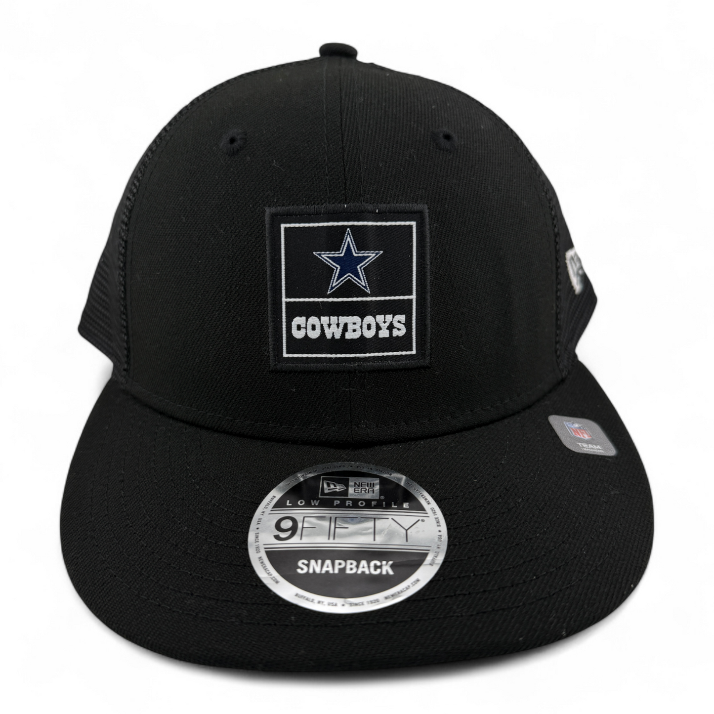 New Era Dallas Cowboys NFL Labeled Logo 9Fifty Low Profile Trucker Snapback Hat