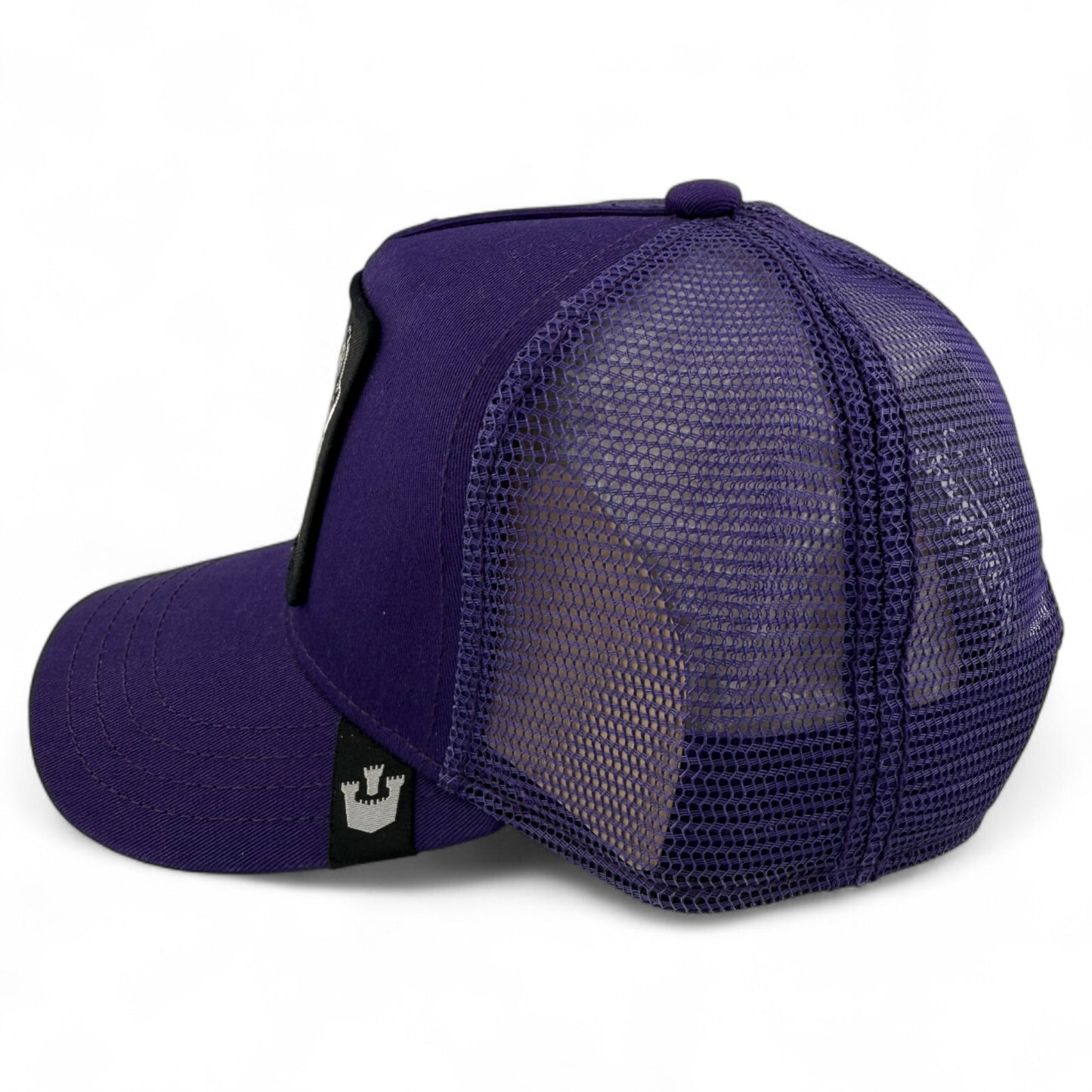 Goorin Bros Lone Wolf Lil Lobo The Farm Purple Trucker Adjustable Snapback Hat