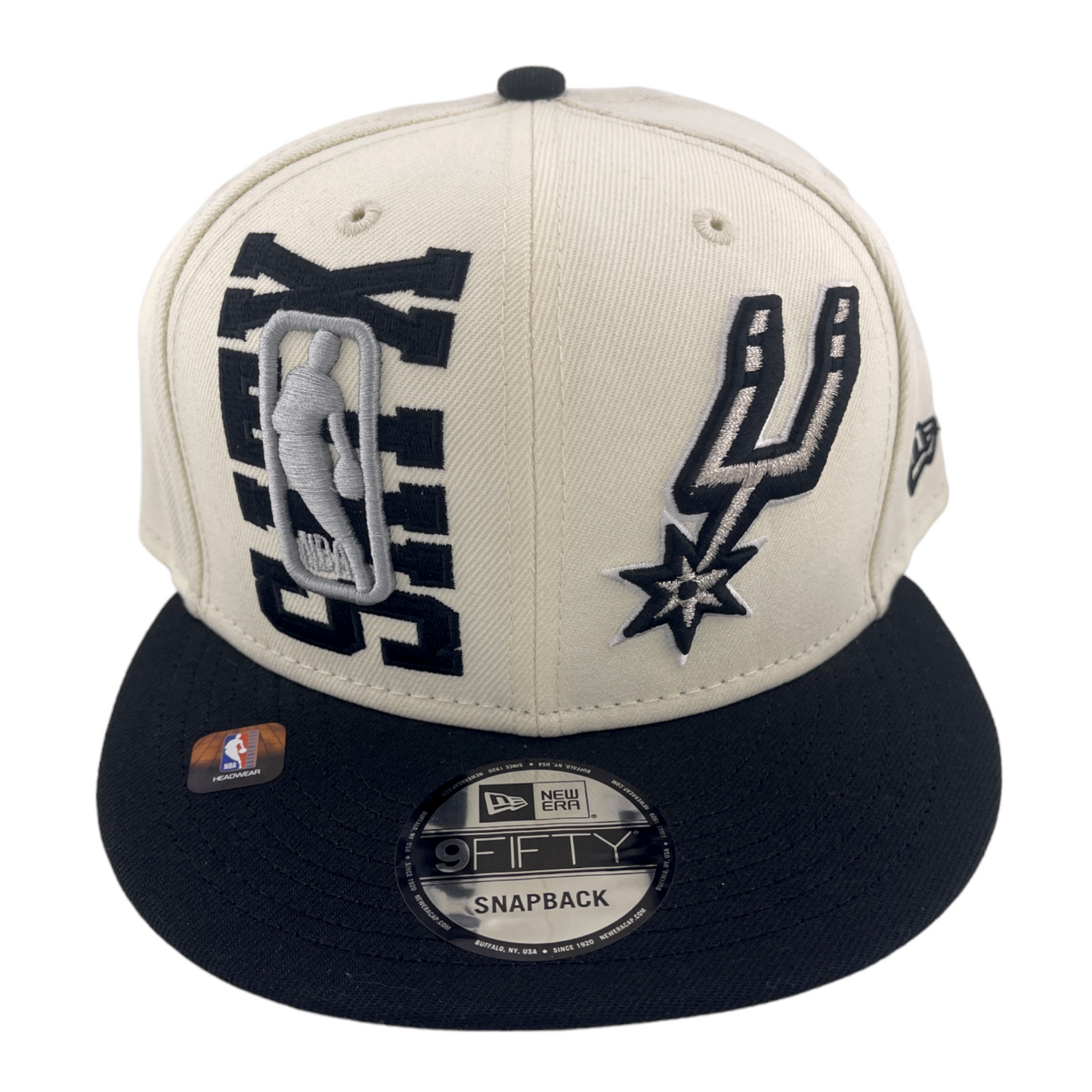 New Era San Antonio Spurs 2022 Draft Hat White/Grey UV NBA 9FIFTY Snapback Hat Cap