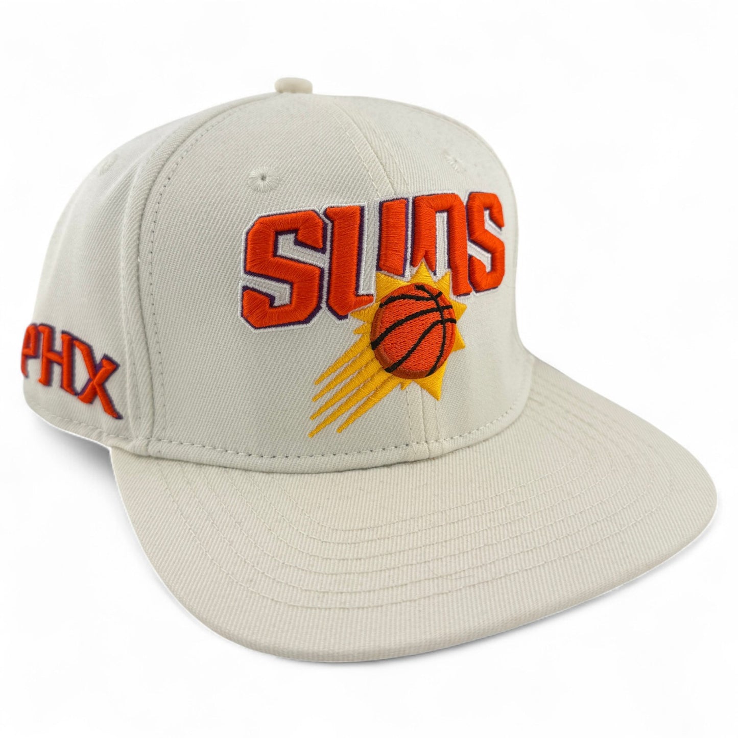 Pro Standard Phoenix Suns NBA PHX Side Patch Cream Adjustable Snapback Hat Cap