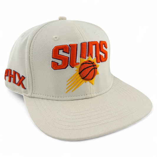 Pro Standard Phoenix Suns NBA PHX Side Patch Cream Adjustable Snapback Hat Cap
