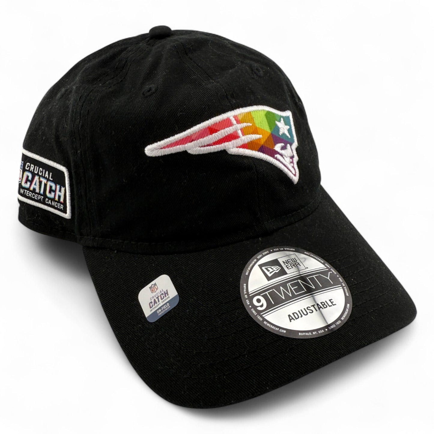 New Era New England Patriots NFL 2023 Crucial Catch 9Twenty Adjustable Hat Cap