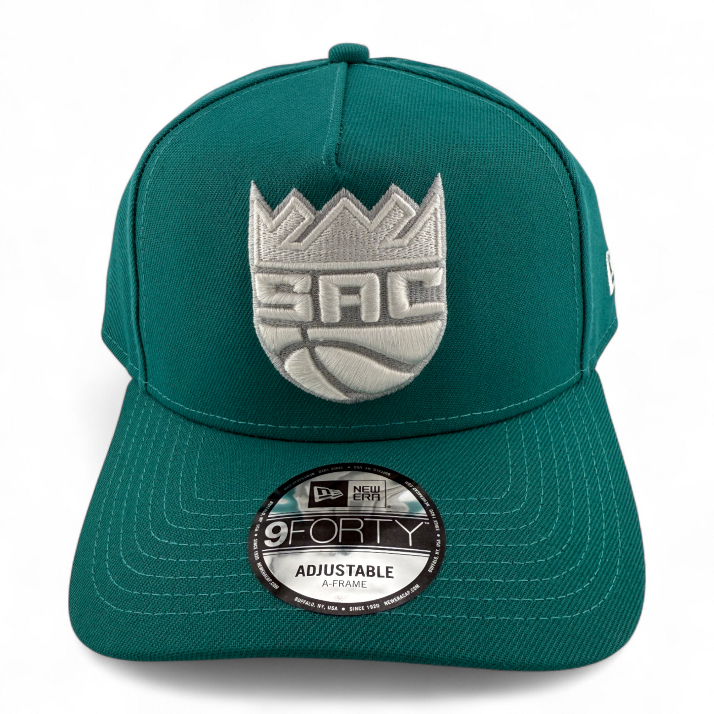 New Era Sacramento Kinds NBA Mint Green A-Frame 9Forty Snapback Adjustable Hat