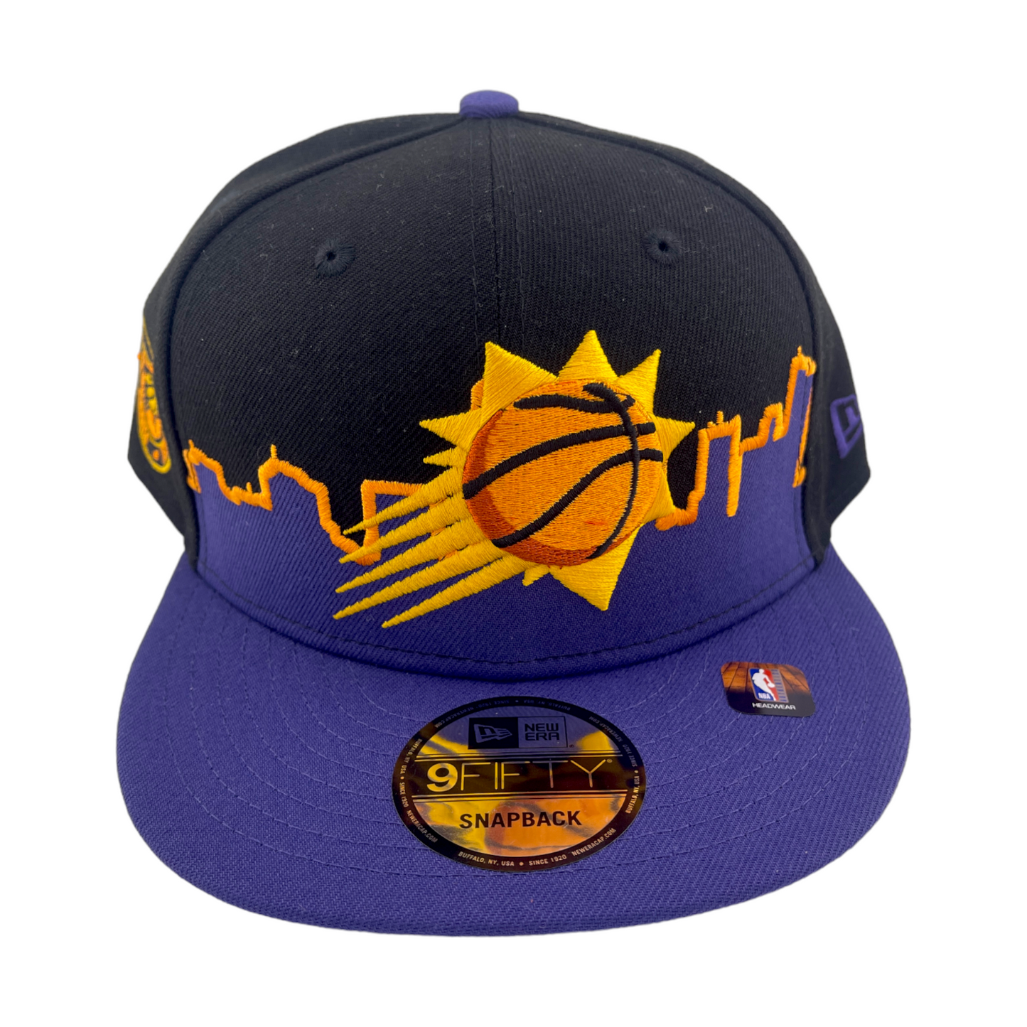 New Era Phoenix Suns Tip Off 2022 Cityscape Black/PurpleNBA 9FIFTY Snapback Hat Cap