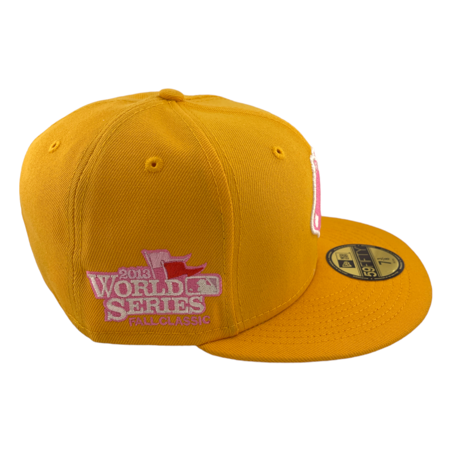 New Era Boston Red Sox MLB Hat Club Exclusive Pink Lemonade 59Fifty Fitted Cap