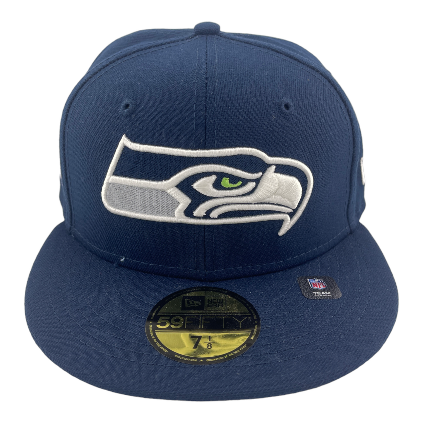 New Era Seattle Seahawks Super Bowl XLVIII Side Patch Blue 59FIFTY Fitted Hat Cap