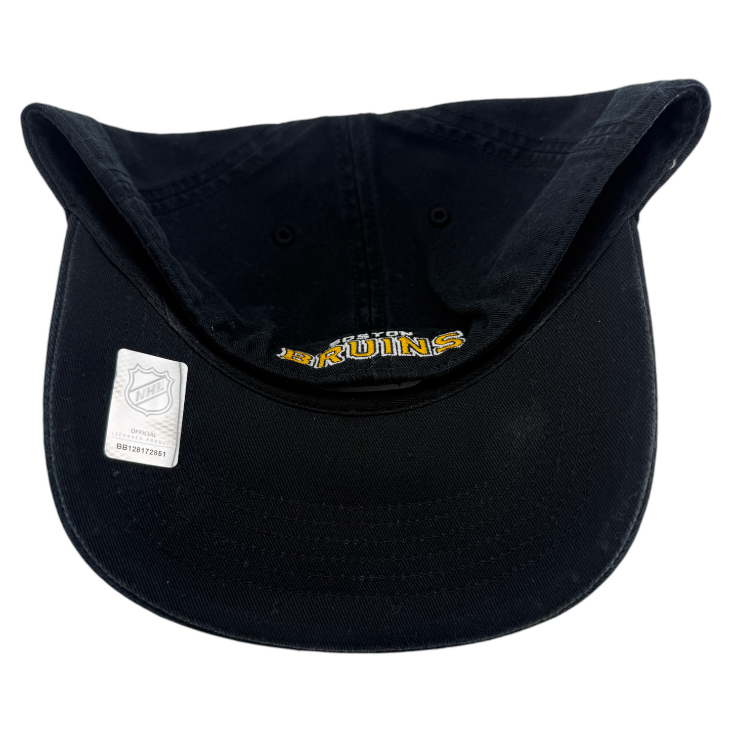 '47 Brand Boston Bruins NHL Black Classic Franchise Fitted Dad Hat Cap Large