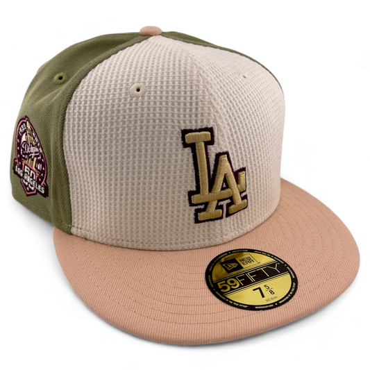 New Era Los Angeles Dodgers MLB Thermal Front Pack Green/Cream 59FIFTY Fitted