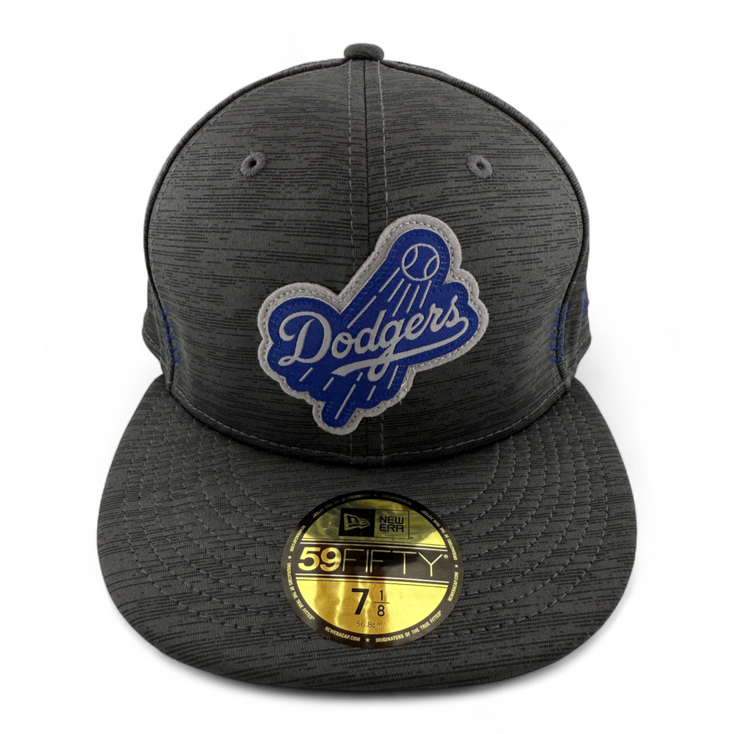 New Era Los Angeles Dodgers MLB 2024 Clubhouse Heather Grey 59Fifty Fitted Hat