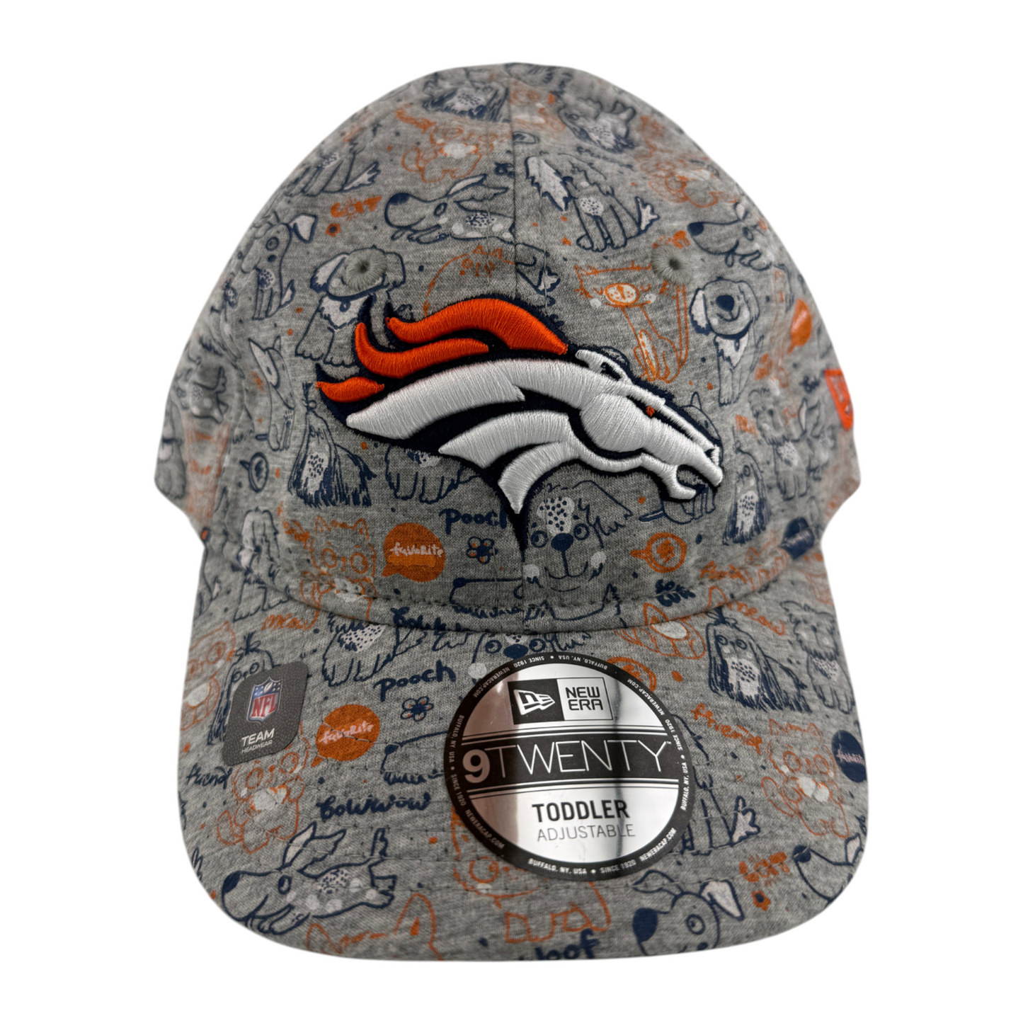 New Era Denver Broncos NFL Companion 9Twenty Hat Cap Toddler Child Kids Baby