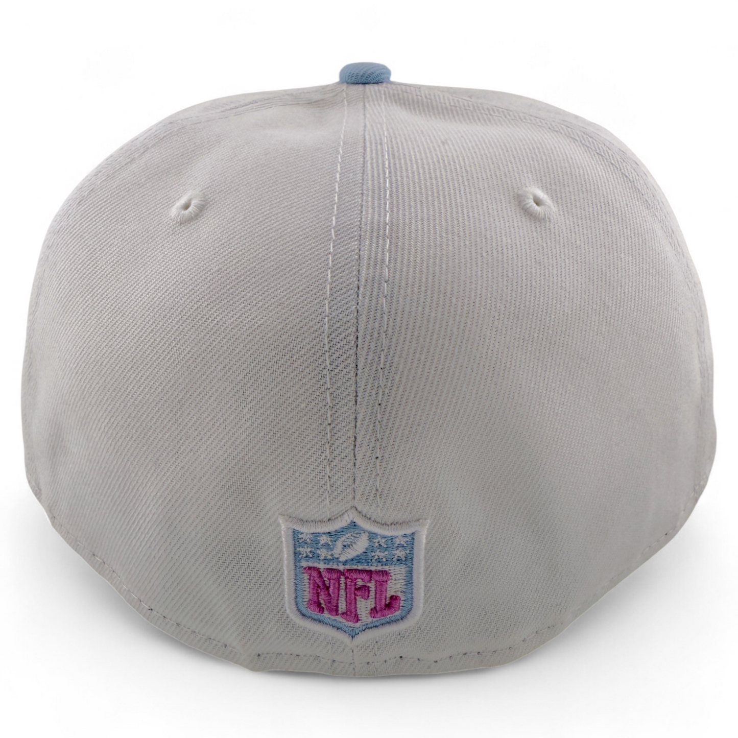 New Era Las Vegas Raiders NFL Cotton Candy Sky Blue/Pink 59FIFTY Fitted Hat Cap