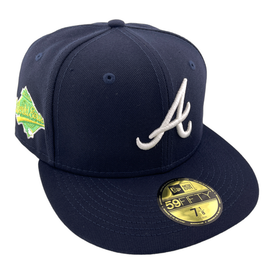 New Era Atlanta Braves 1995 World Series Navy Blue/Green UV 59FIFTY Fitted Hat