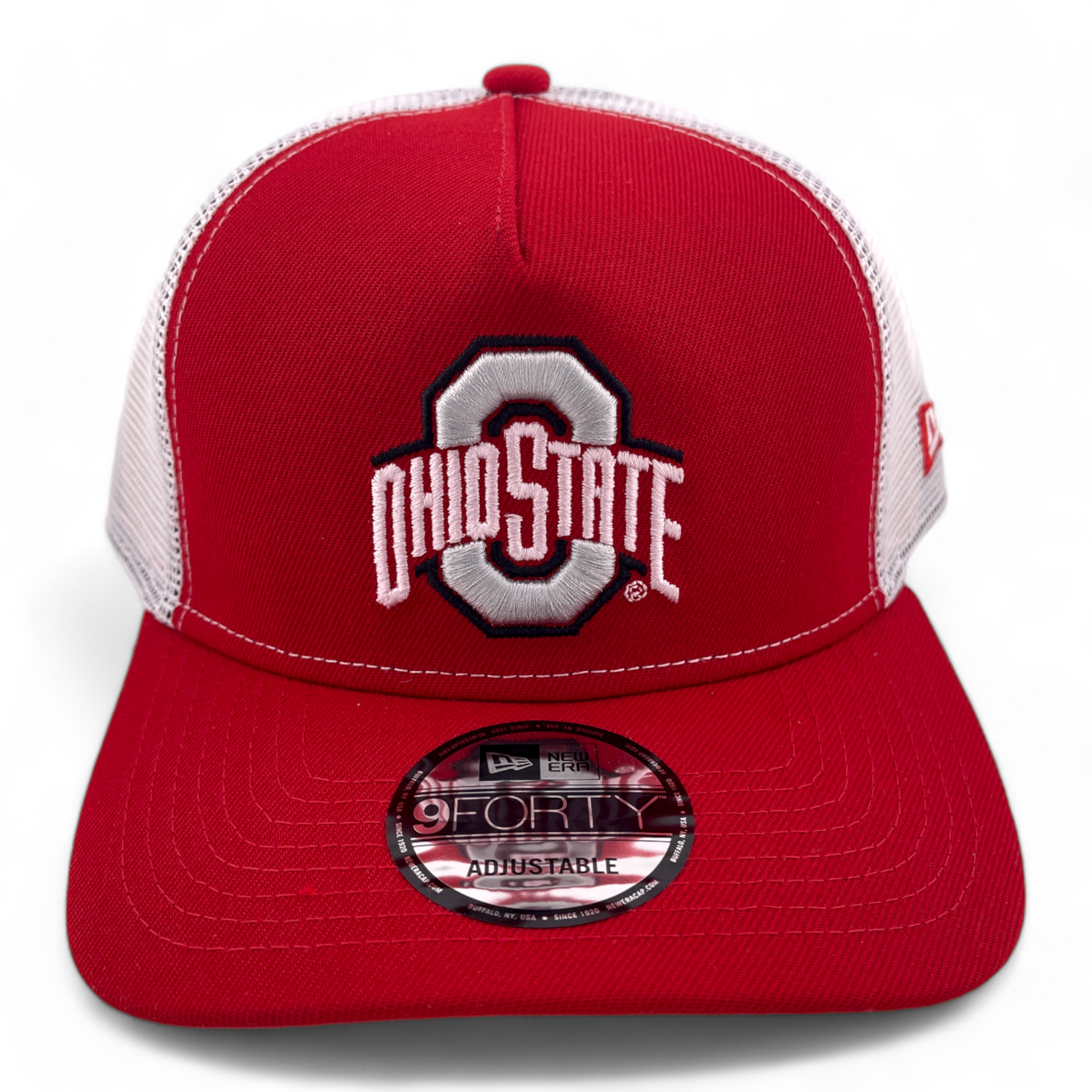 New Era The Ohio State University Buckeyes NCAA 9Forty A-Frame Snapback Hat Cap