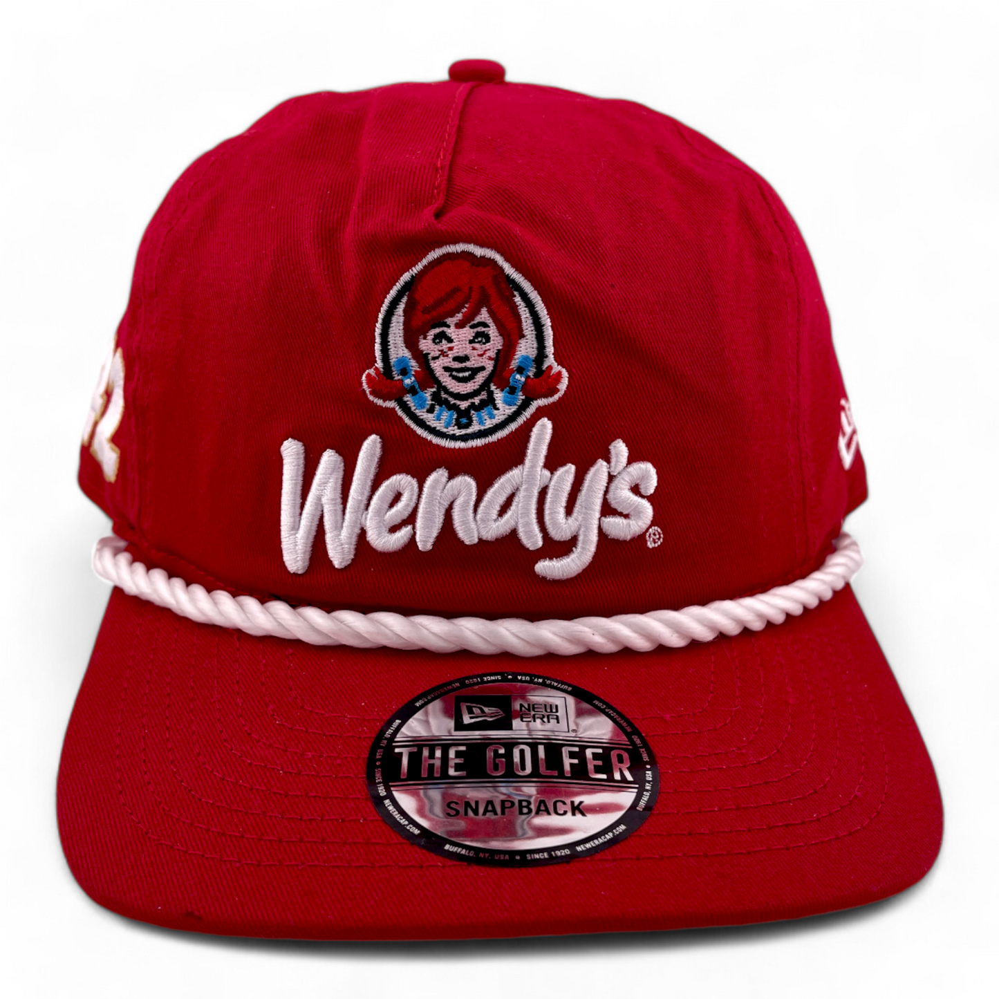 New Era Wendys Nascar #42 The Golfer Rope A-Frame Snapback Adjustable Hat Cap