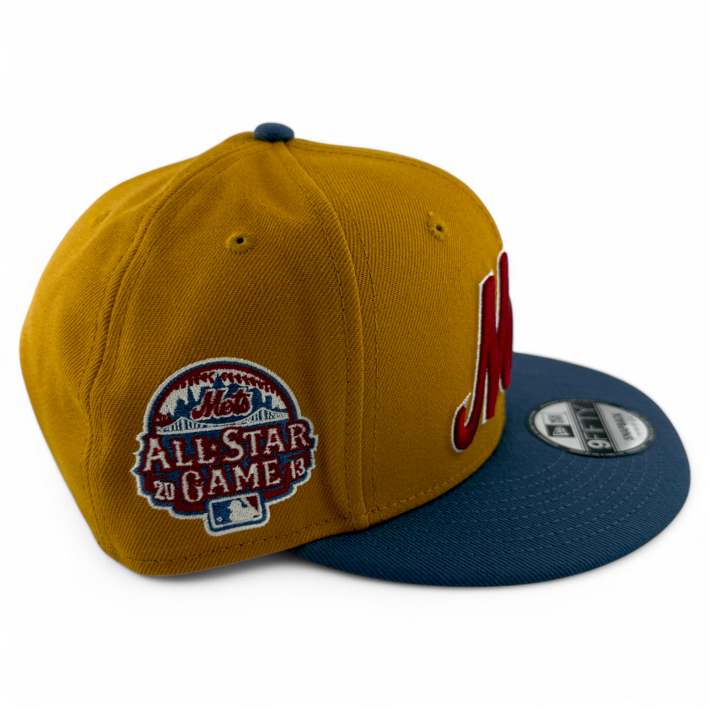 New Era New York Mets MLB Panama Tan 9FIFTY Snapback Adjustable Hat Cap