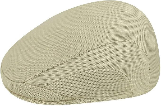 KANGOL Tropic 507 Ivy Lightweight Classic Beige Flat Cap Hat Mens Size Large