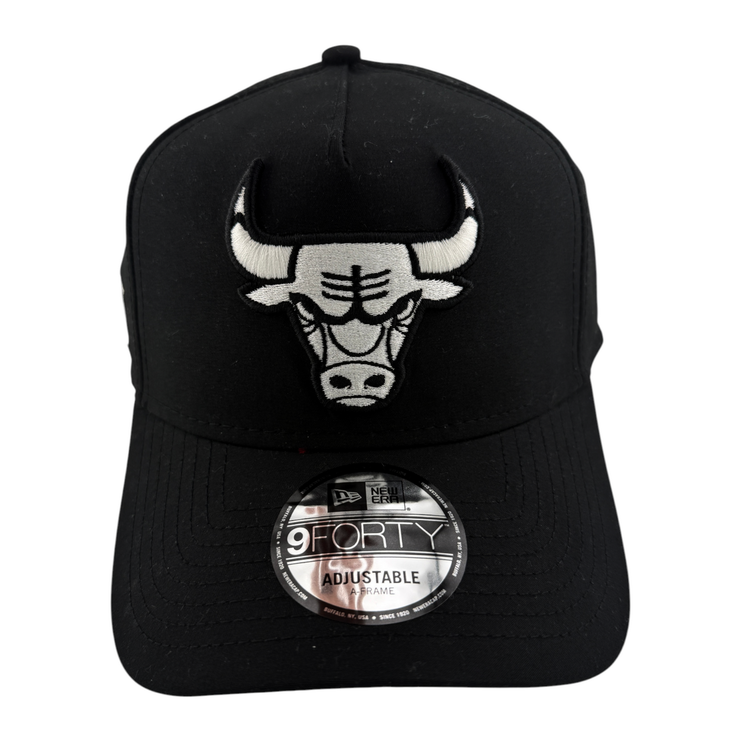 New Era Chicago Bulls NBA Sport Black A-Frame 9Forty Snapback Adjustable Hat Cap