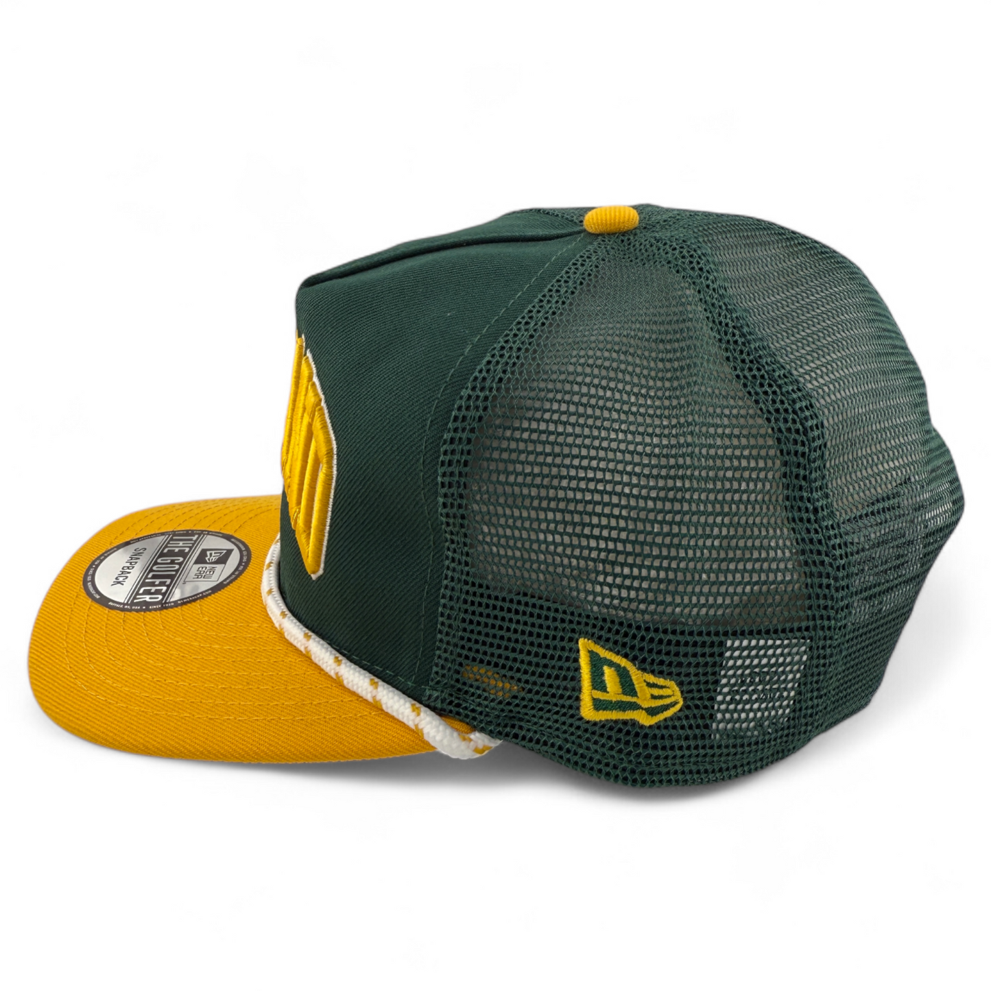 New Era Oakland Athletics A's Wordmark Golfer Rope A-Frame Snapback Adjustable
