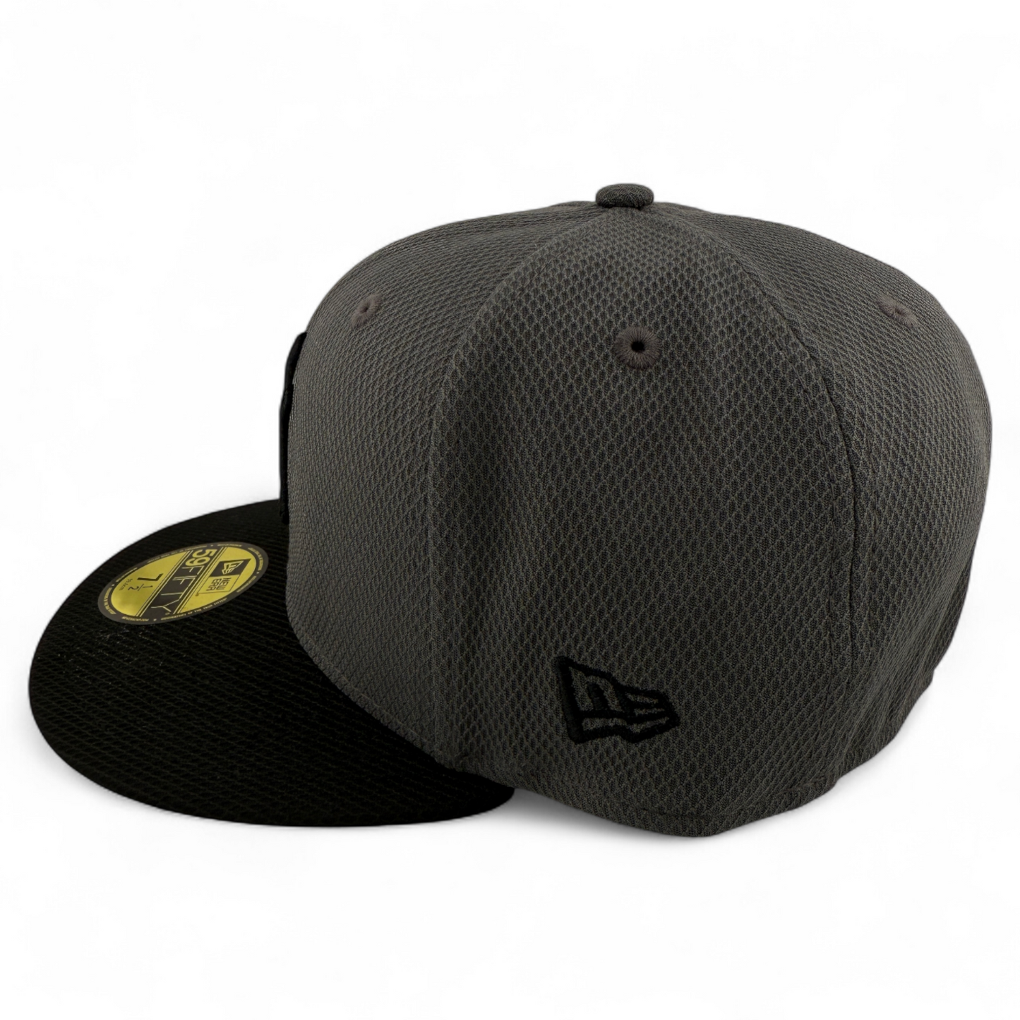 New Era New York Yankees MLB Graphite Gun Metal Diamond 59Fifty Fitted Hat Cap