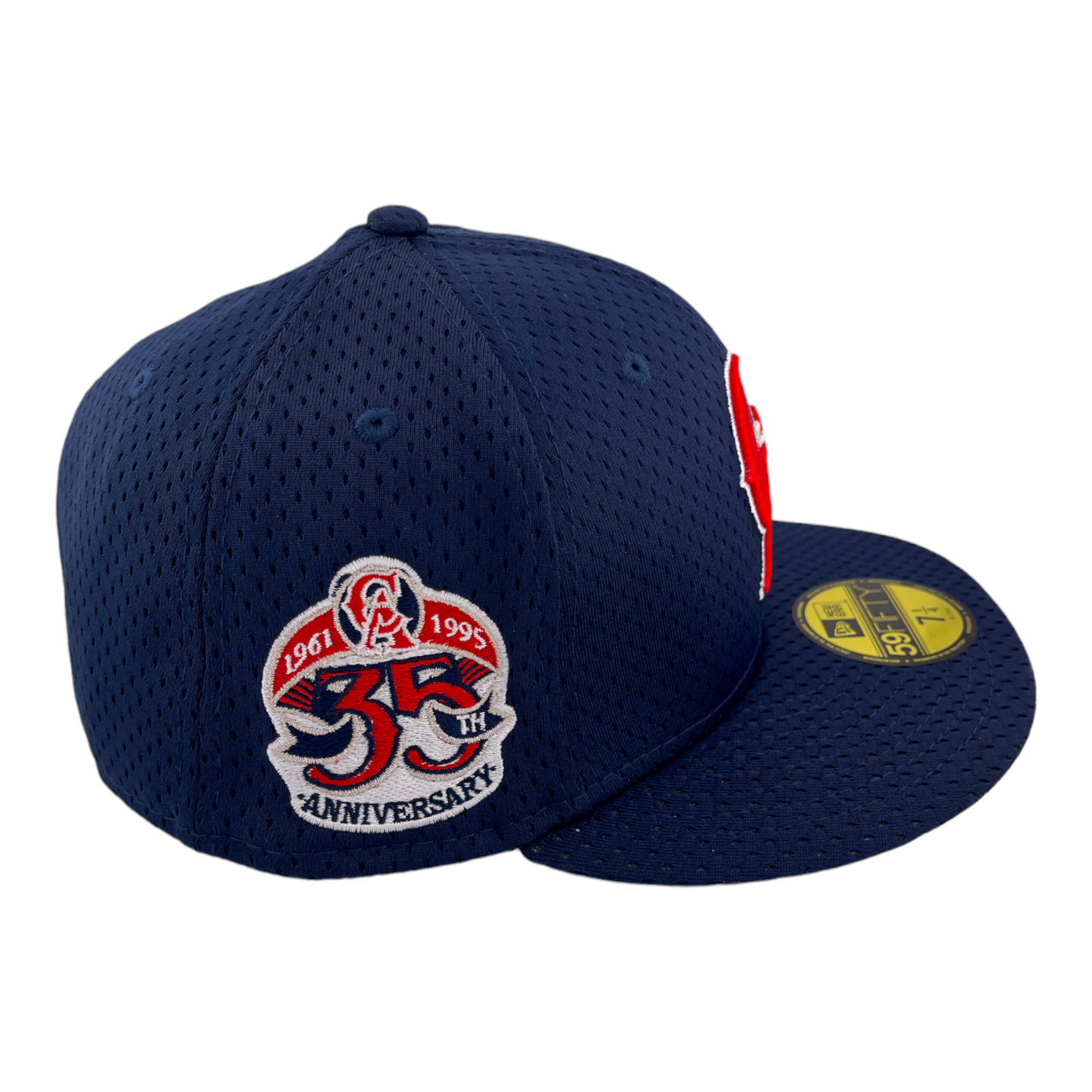 New Era Los Angeles California Angels 35th Anniversary Throwback CA Mesh 59FIFTY Hat Cap