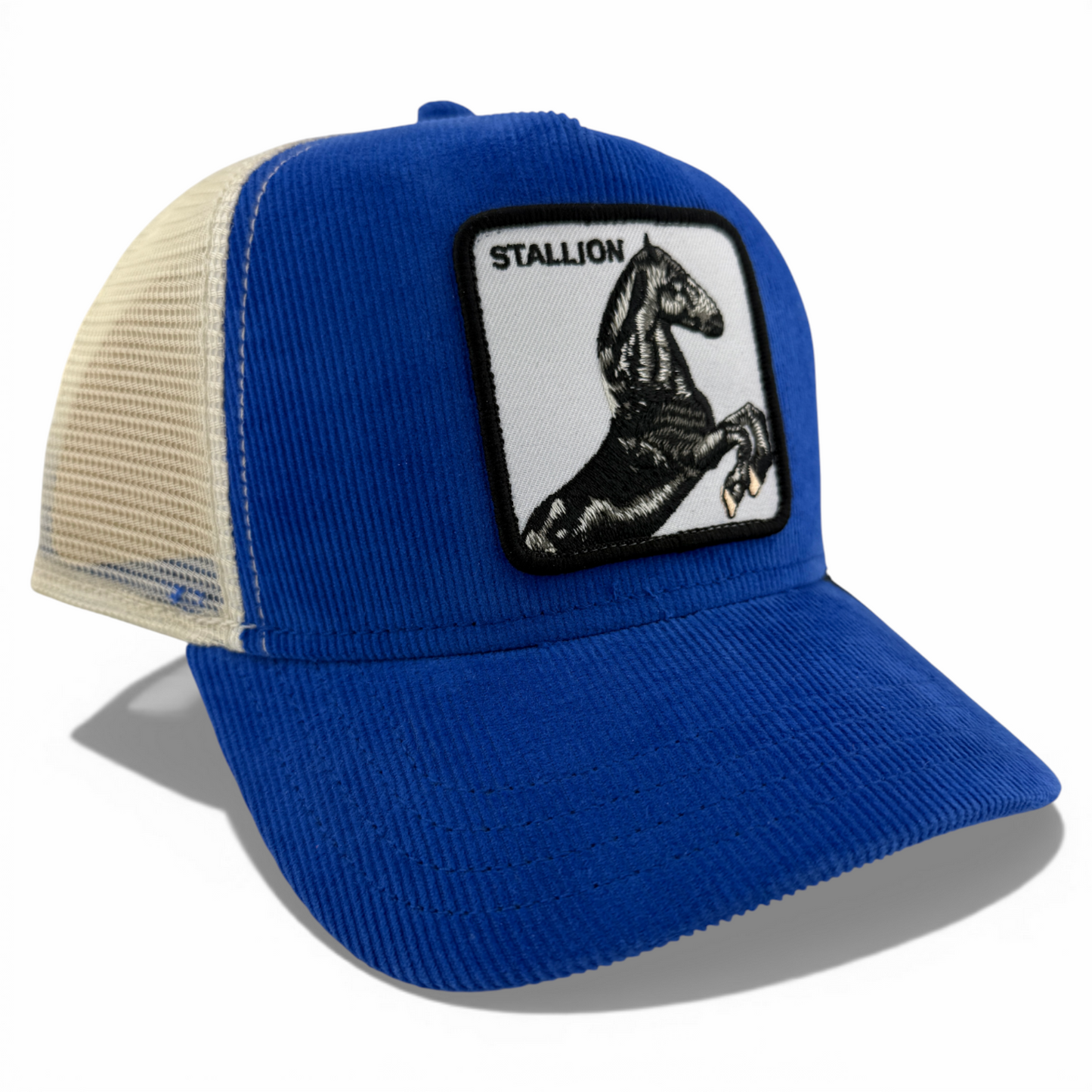 Goorin Bros The Stallion Farm Corduroy Mesh Trucker Snapback Adjustable Hat Cap