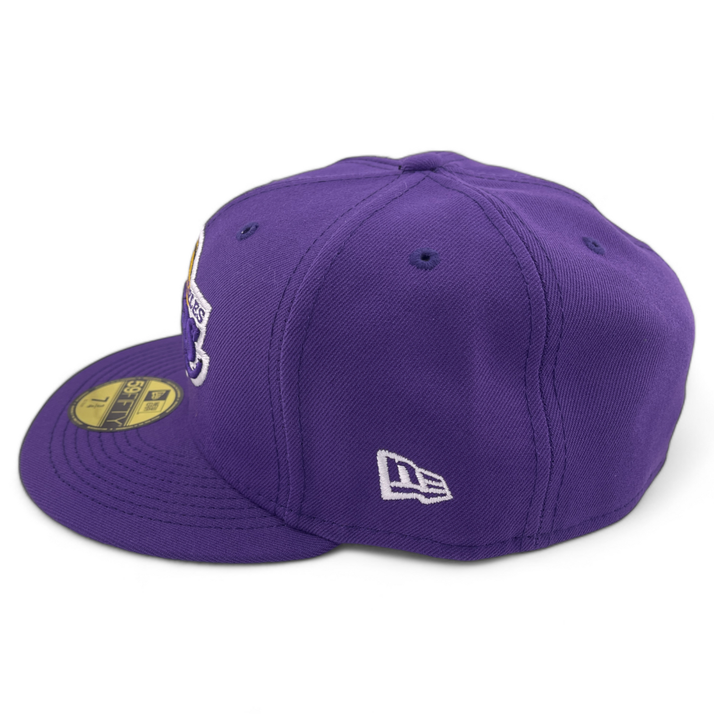 New Era Los Angeles Lakers NBA Side & Under Visor Logo 59Fifty Fitted Hat Cap