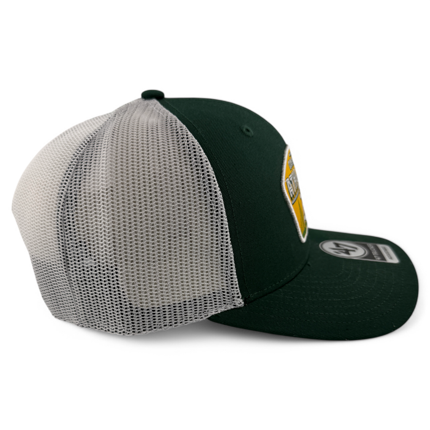 '47 Brand Oakland Athletics A's MLB Region Patch Trucker Snapback Mesh Back Hat
