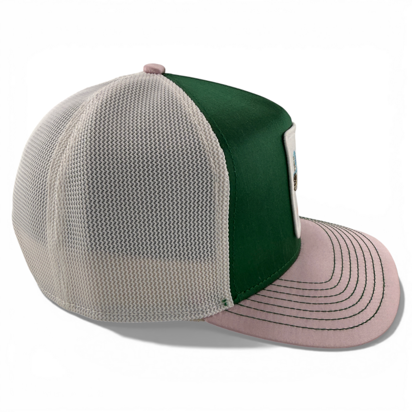 Goorin Bros Wavy Sea Turtle Farm Satin Mesh Trucker Snapback Adjustable Hat Cap