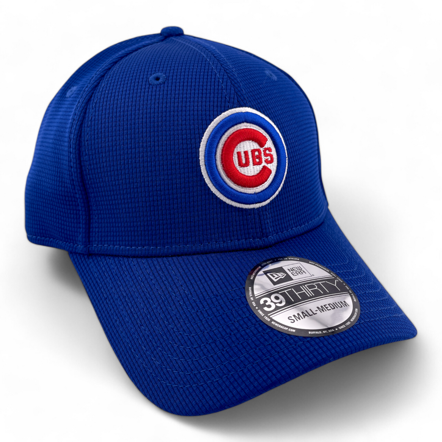 New Era Chicago Cubs MLB Active Diamond Knit C Logo 39Thirty Flex Fit Hat Cap