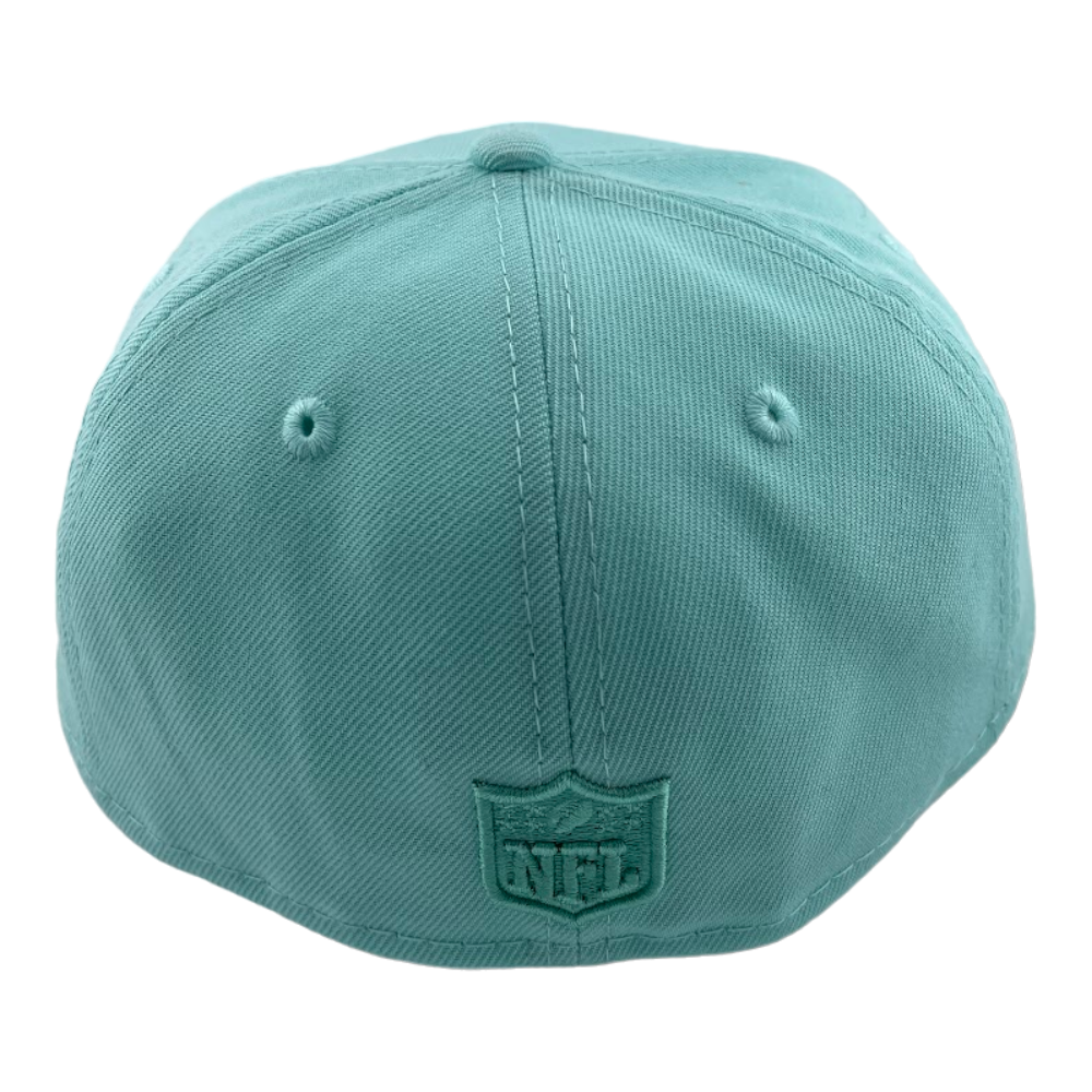 New Era Dallas Cowboys Color Pack Solid Turquoise Blue UV 59FIFTY Fitted Hat Cap