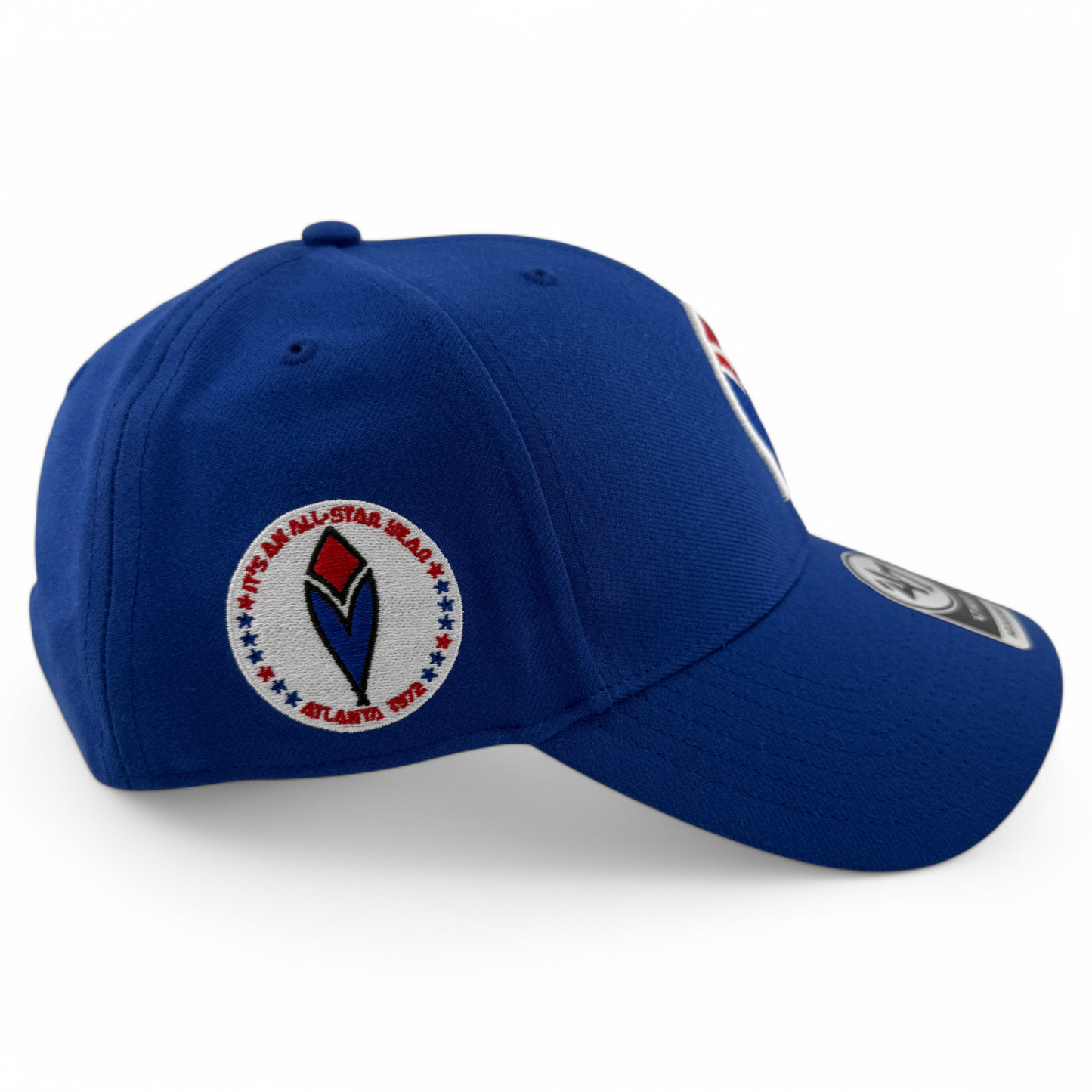 '47 Brand Atlanta Braves MLB Local Side Patch Blue Feather MVP Adjustable Hat