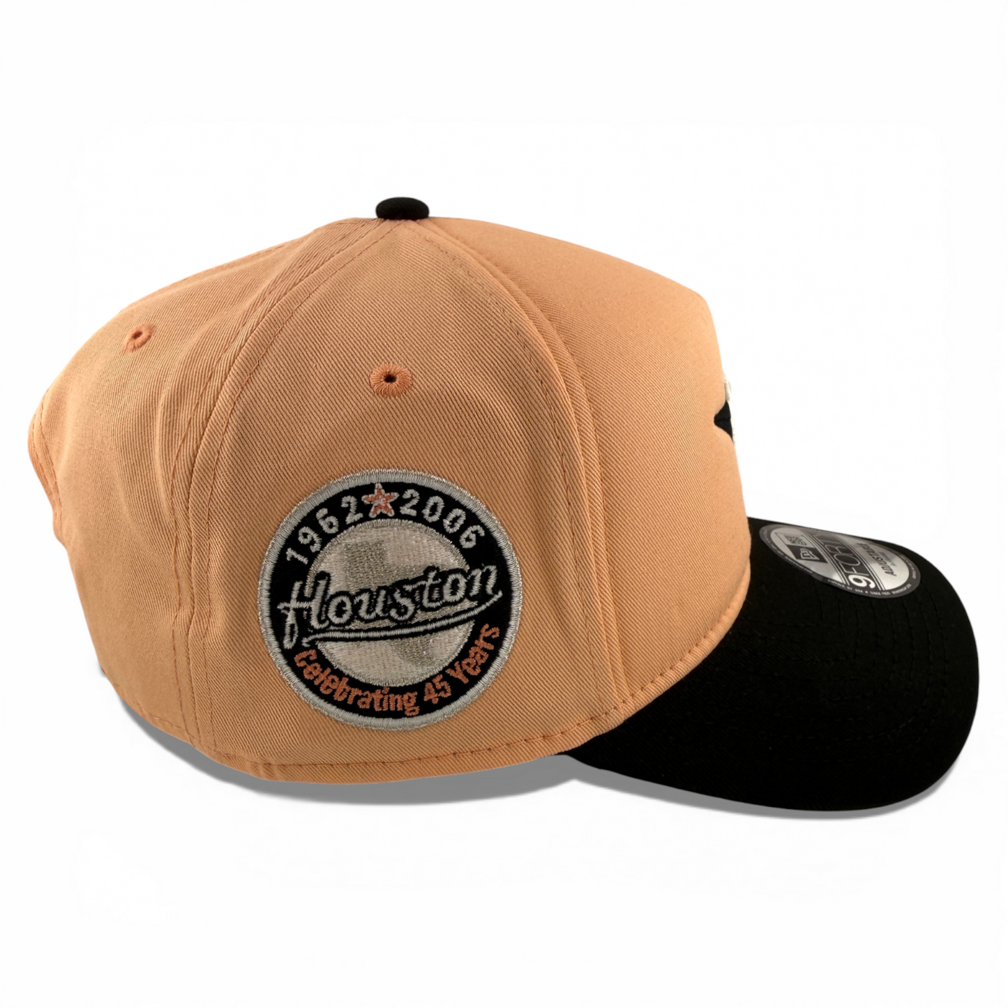New Era Houston Astros MLB Peachy Foam A-Frame 9Forty Snapback Adjustable Hat