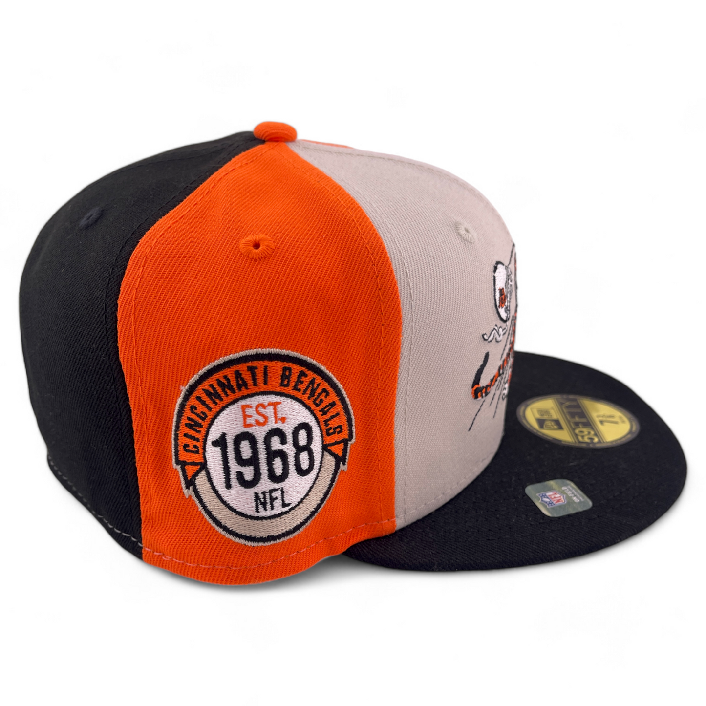 New Era Cincinnati Bengals NFL 2023 Sideline Historic Logo 59Fifty Fitted Hat