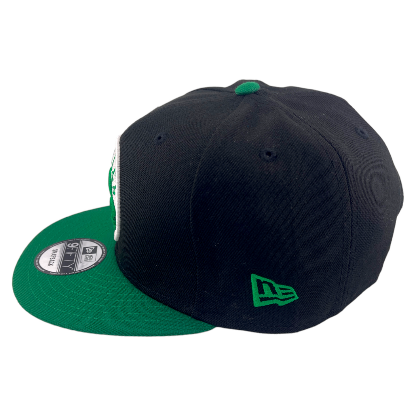 New Era Boston Celtics Basic Classic Logo Black/Green/Grey 9FIFTY Snapback Hat