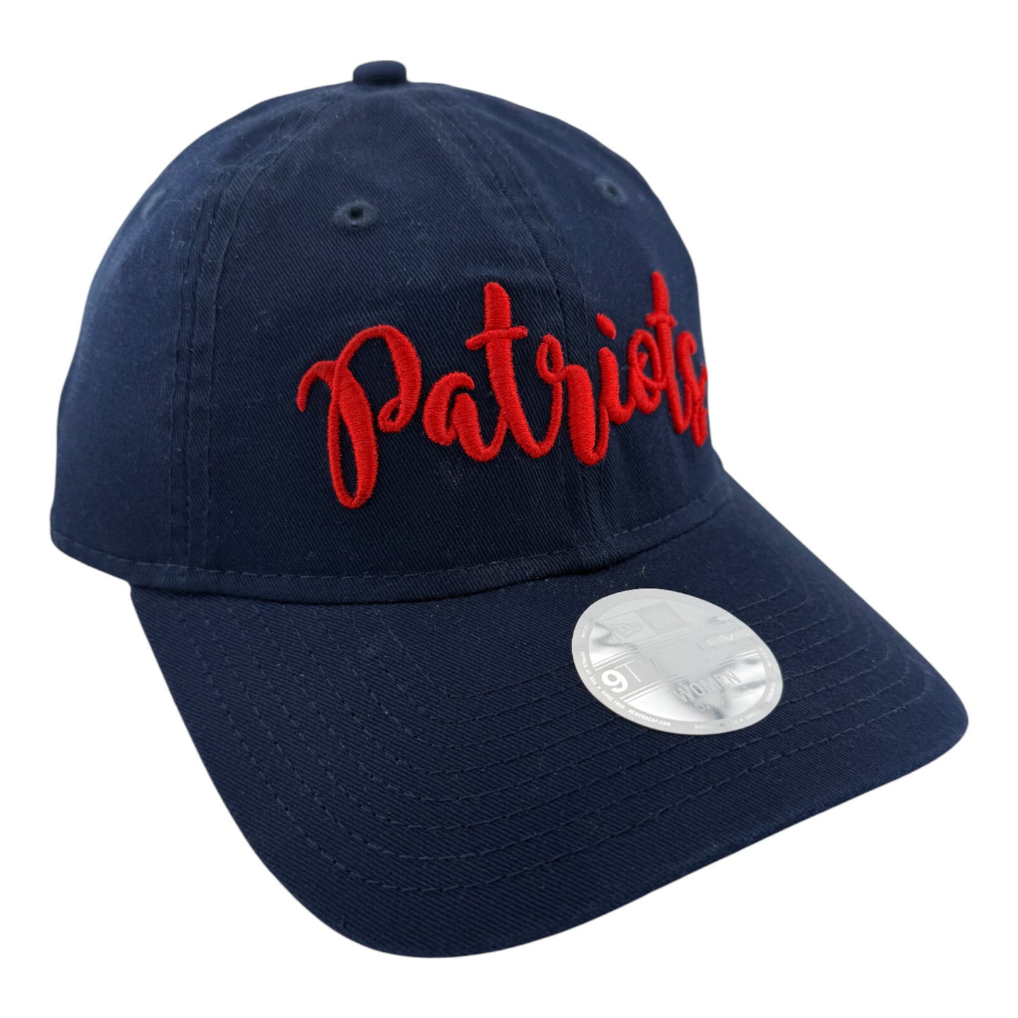 New Era New England Patriots NFL Script Logo 9Twenty Adjustable Hat Cap Women's
