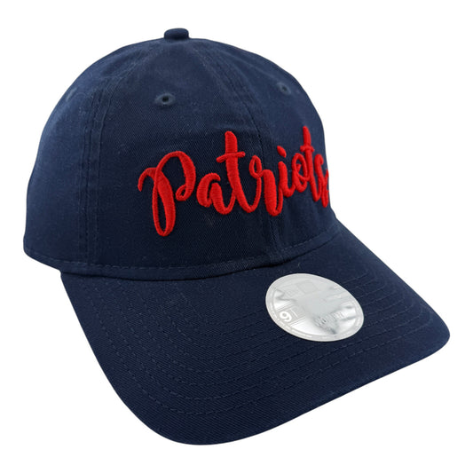 New Era New England Patriots NFL Script Logo 9Twenty Adjustable Hat Cap Women's