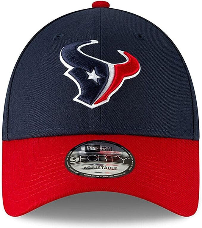 New Era Houston Texans NFL The League 9Forty Red/Blue Logo Adjustable Hat Cap