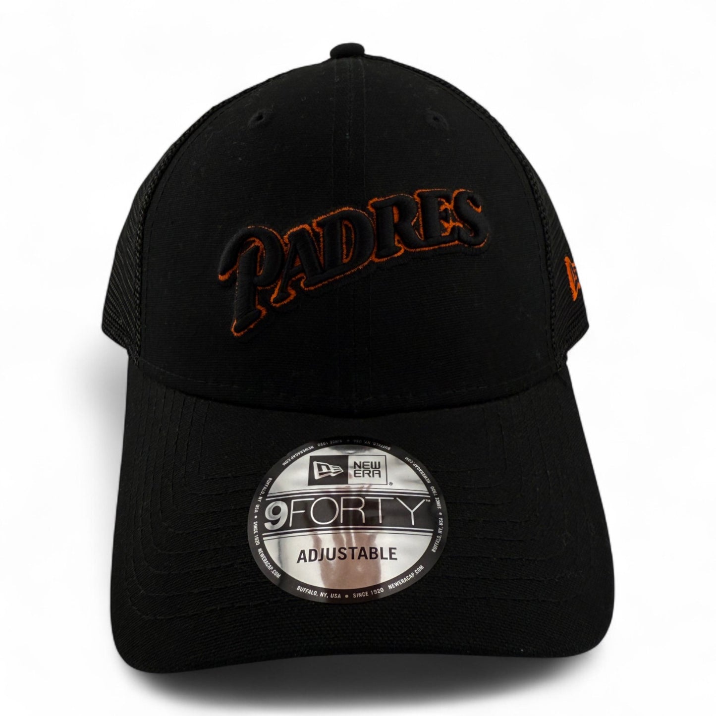 New Era San Diego Padres MLB Mesh Back Trucker 9Forty Snapback Adjustable Hat