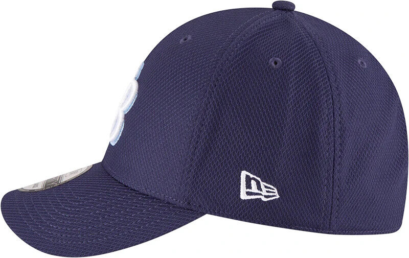 New Era Tampa Bay Rays Diamond MLB Blue 39THIRTY Flex Fit Hat Cap