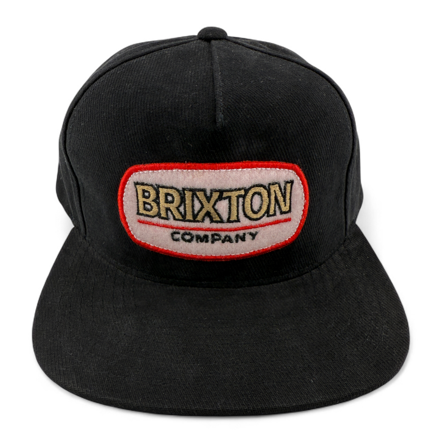 Brixton Company Canyon MP Cotton Black A-Frame Snapback Adjustable Hat Cap