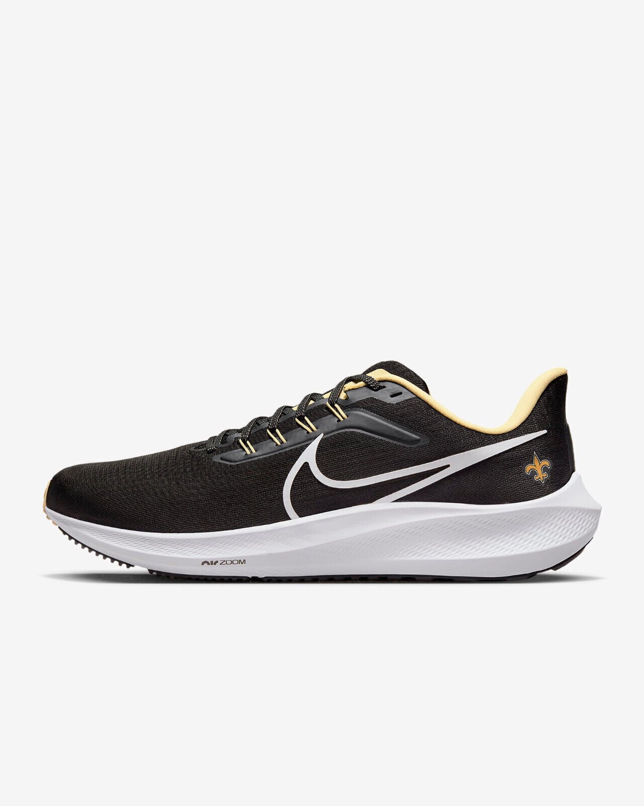 Nike Air Zoom Pegasus 39 New Orleans Saints NFL Football DR2057-001 Men's Sizes