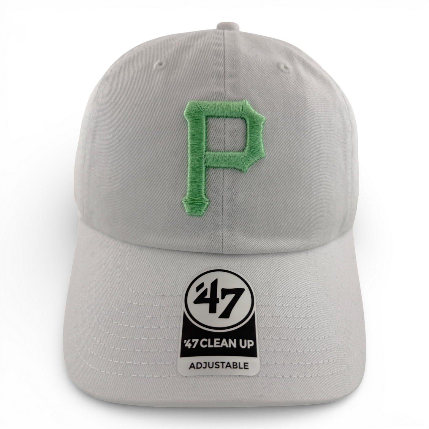 '47 Brand Pittsburgh Pirates MLB Hemlock Green Clean Up Adjustable Dad Hat Cap