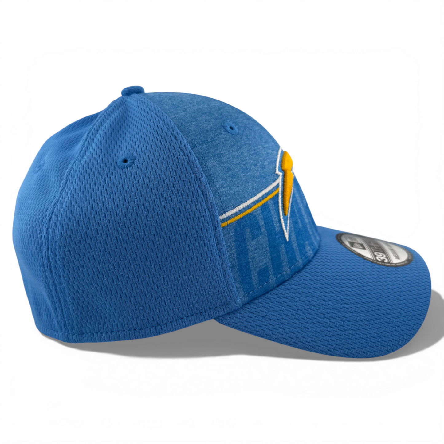 New Era Los Angeles Chargers NFL 2023 Training Camp Yellow/Blue 39Thirty Hat Cap