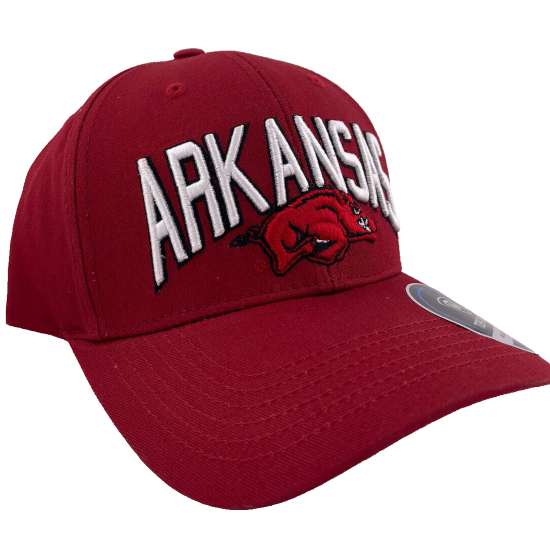 Top of the World Arkansas Razorbacks NCAA College Red Adjustable Snapback Hat Cap