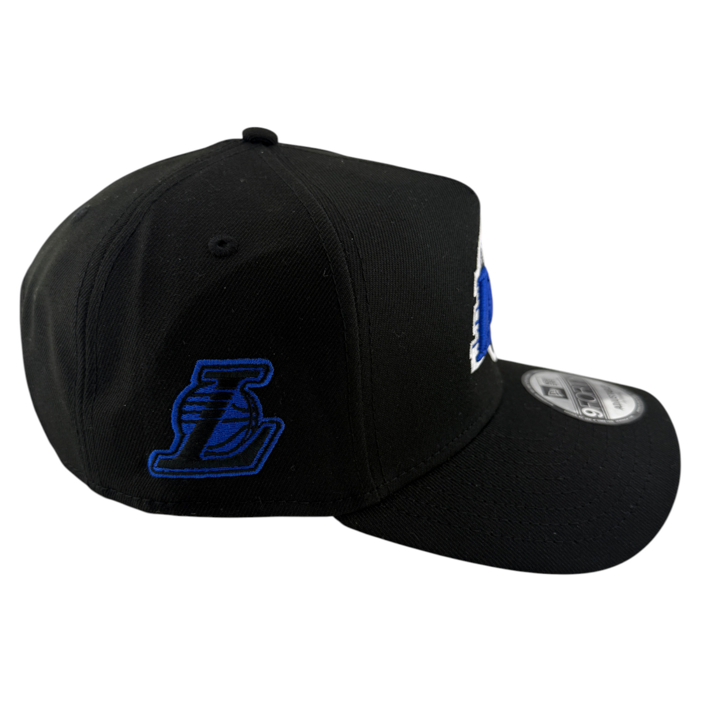 New Era Los Angeles Lakers NBA Blue A-Frame 9Forty Snapback Adjustable Hat Cap