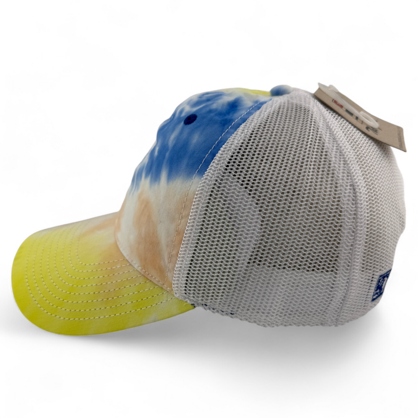 The Game GB470 Sunrise Tie Dye Trucker Mesh Back Snapback Adjustable Dad Hat Cap